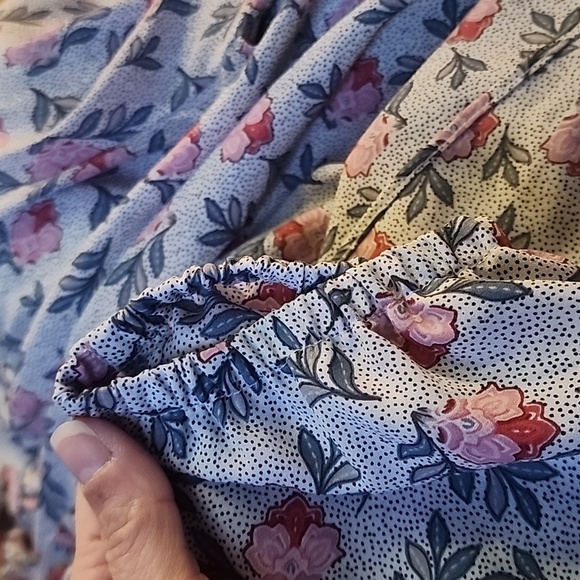 LOFT mixed media long sleeve blouse - Picture 3 of 3